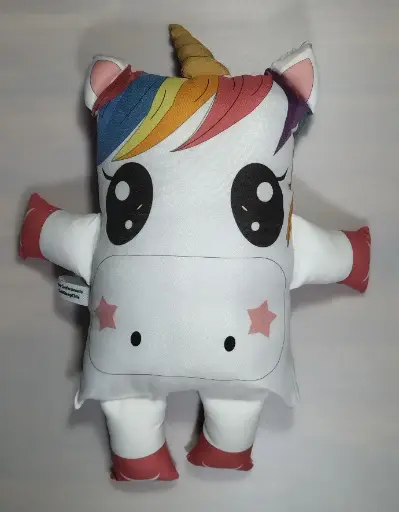 Cojín Tipo Peluche Unicornio