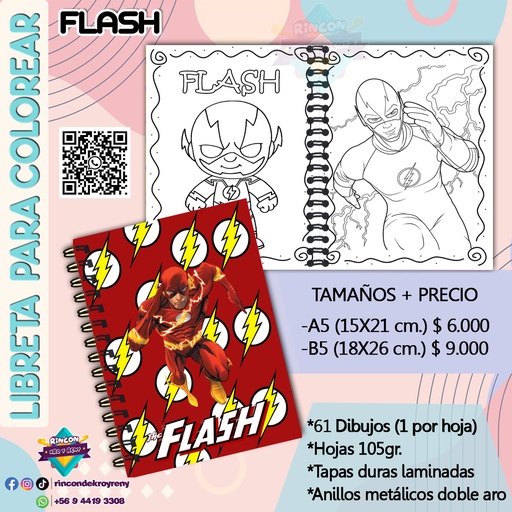 Libreta para Colorear Flash